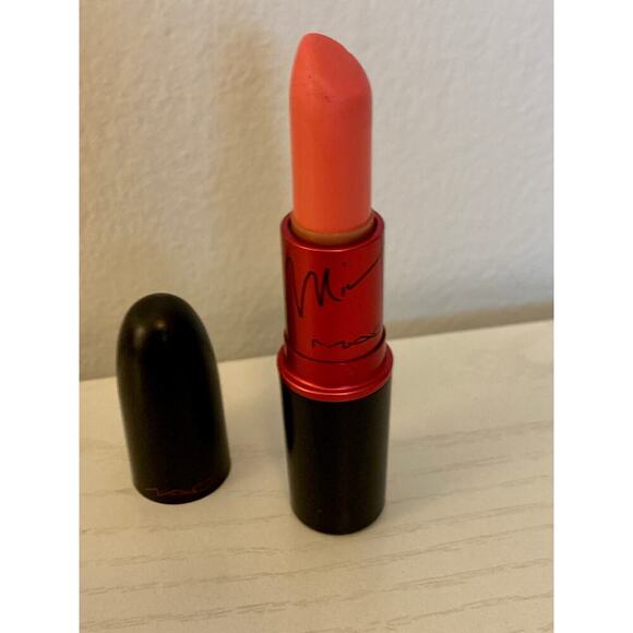 MAC Cosmetics Viva Glam Nicki Minaj satin Lipstick Limited Ed pink USED* Rare - Picture 3 of 10